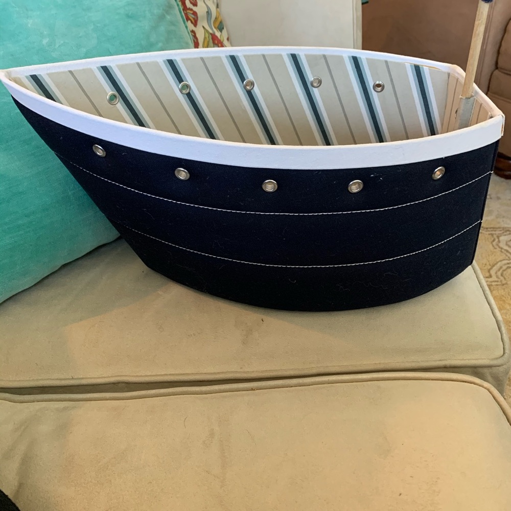 Pottery Barn Kids changing table storage